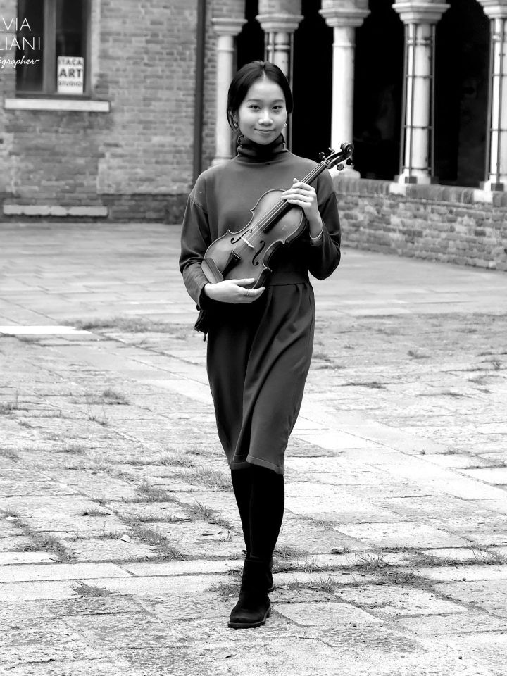 Violin teacher Ms Gloria Huang