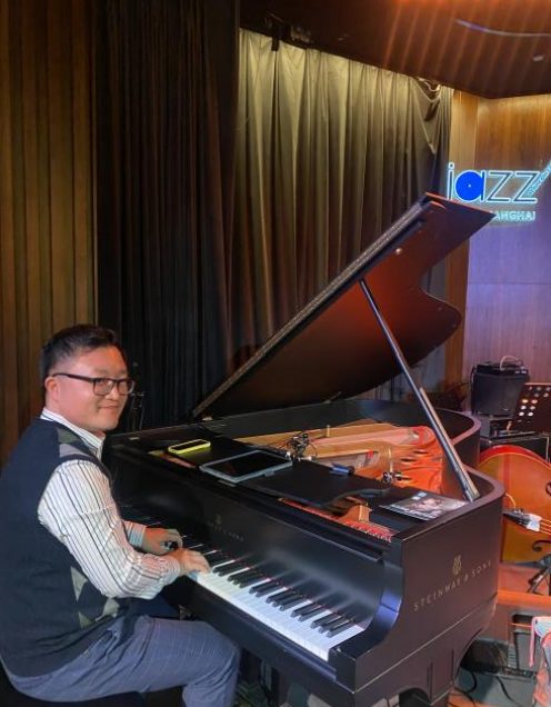 Piano teacher Mr Kai Hong
