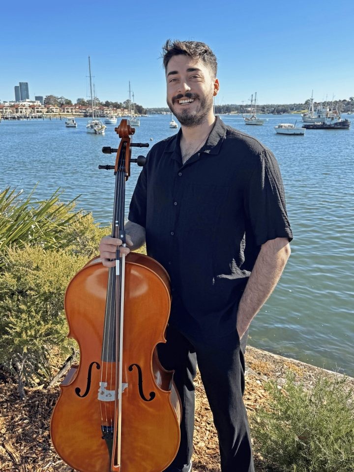 Cello teacher Mr Eray Yucel