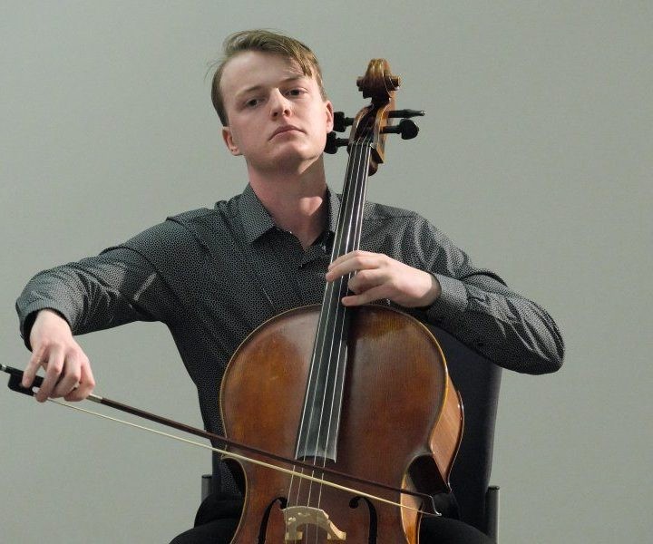 Cello teacher Mr Zachary Connor